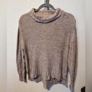 Knox Rose Pink Turtleneck Long Sleeve Sweater